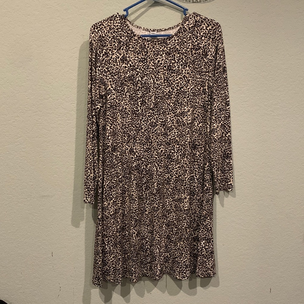 Cheetah pattern Old Navy dress